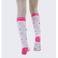 Meias infantis Horseware Rose Horseware Rosa