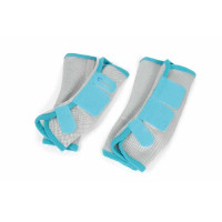 Polainas anti-moscas Fly Turnout Shires Branco / preto