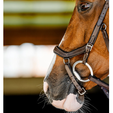 Bridão Horseware Micklem Competition Havana escuro Castanho