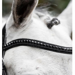 Bridão Horseware Diamante com Flasheur Preto / preto