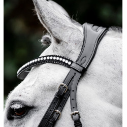 Bridão Horseware Diamante com Flasheur Preto / prata Bridão Horseware Diamante com Flasheur Preto / prata