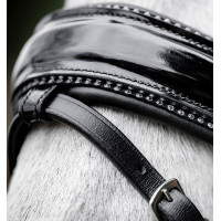 Bridão Horseware Diamante com Flasheur Preto / prata
