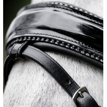 Bridão Horseware Diamante com Flasheur Preto / prata