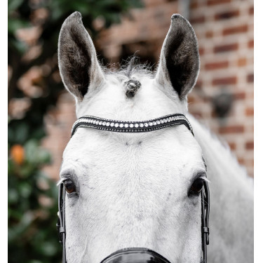 Bridão Horseware Diamante com Flasheur Preto / prata Bridão Horseware Diamante com Flasheur Preto / prata