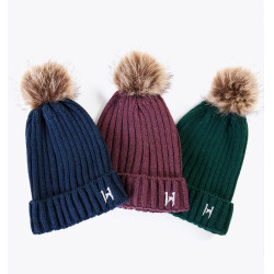 Gorro de equitação Horseware Aura com pompom Gorro de equitação Horseware Aura com pompom