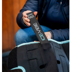Joelheiras equestres Horseware Ice-Vibe com massagem Joelheiras equestres Horseware Ice-Vibe com massagem