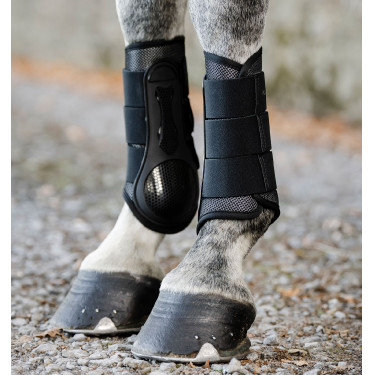 Guêtres de Dressage Horseware® Pro Bamboo Preto / preto
