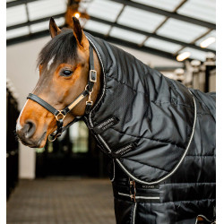 Capuz de estábulo Easy-Layer Horseware 100 g Preto / preto / prata Capuz de estábulo Easy-Layer Horseware 100 g Preto / preto / prata