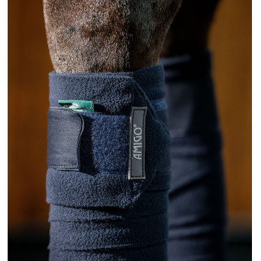 Bandagens de polo Horseware Amigo Marinho Azul-marinho Bandagens de polo Horseware Amigo Marinho Azul-marinho