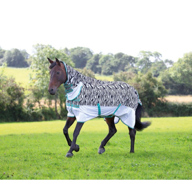 Capa combo anti-moscas Tempest Original Zebra Shires Zebra Motivos