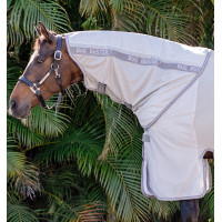 Cobre-pescoço anti-moscas Amigo Horseware Bug Buster Prata / cinza titânio / prata