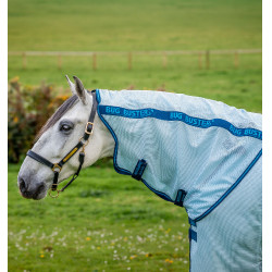 Cobre-pescoço anti-moscas Amigo Horseware Bug Buster Azul céu / marinho / azul elétrico Cobre-pescoço anti-moscas Amigo Horseware Bug Buster Azul céu / marinho / azul elétrico