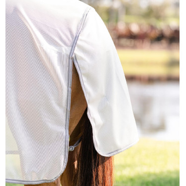 Camisa anti-moscas Horseware Amigo Bug Rug Pony Prata / cinza titânio / prata