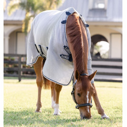 Camisa anti-moscas Horseware Rambo Protector Fieldsafe Prata / marinho