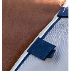 Camisa anti-moscas Horseware Rambo Protector Fieldsafe Prata / marinho