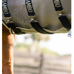Camisa anti-moscas Horseware Rambo Protector Fieldsafe Prata / marinho