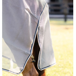 Camisa anti-moscas Horseware Rambo Protector Fieldsafe Prata / marinho