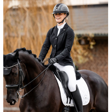 Casaco de competição Horseware AA Platinium Motion Flex Pro Preto Casaco de competição Horseware AA Platinium Motion Flex Pro Preto