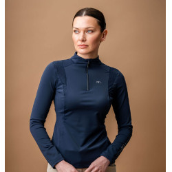 Camisa Polo Horseware AA Sofia Sunshirt Marinho Azul-marinho