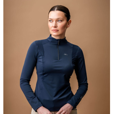 Camisa Polo Horseware AA Sofia Sunshirt Marinho Azul-marinho