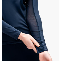 Camisa equestre manga comprida 1/4 zíper Horseware Camisa equestre manga comprida 1/4 zíper Horseware