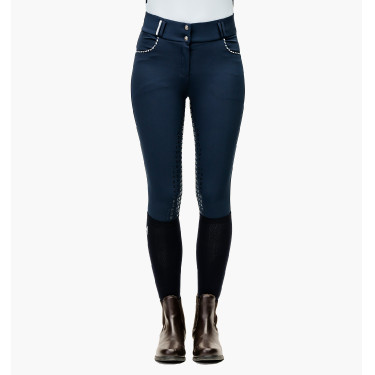 Calça Horseware Newmarket cintura alta com assento completo Marinho / marinho Azul