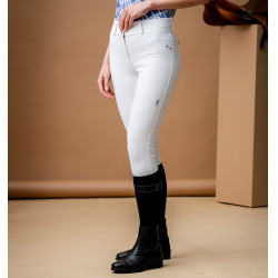 Calça Horseware AA Aria cintura média com assento completo Branco