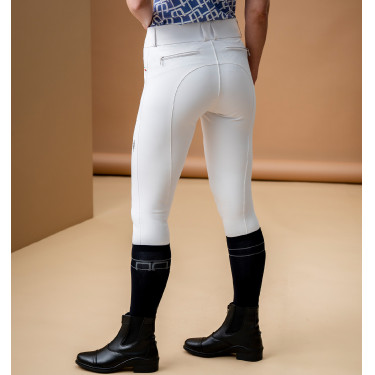 Calça Horseware AA Aria cintura média com assento completo Branco