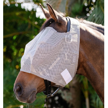 Máscaras anti-moscas Horseware Amigo sem orelhas Prata / cinza titânio / prata