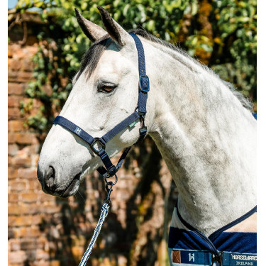 Cabresto e guia Horseware Newmarket Marine witney Azul-marinho Cabresto e guia Horseware Newmarket Marine witney Azul-marinho