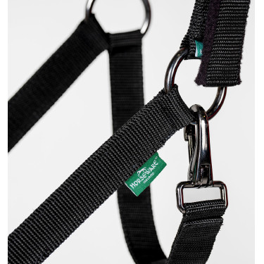 Cabresto e guia Horseware Newmarket Ouro branco