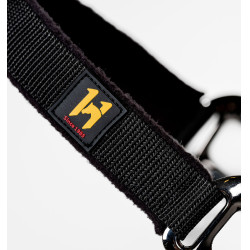 Cabresto e guia Horseware Newmarket Ouro branco