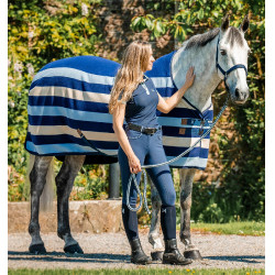 Manta polar Horseware Newmarket Fleece Cooler Marine witney Azul-marinho