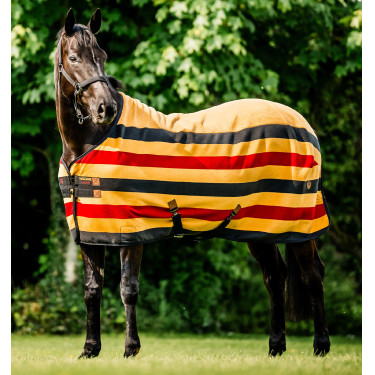 Manta polar Horseware Newmarket Fleece Cooler Ouro branco
