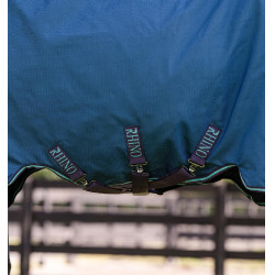 Capa Horseware Rhino Turnout 100g Marinho / cinza / aqua / cinza Azul-marinho