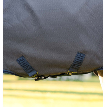 Capa Horseware Rhino Hexstop Plus Poney Turnout 100g Cinza / índigo / marinho Cinzento