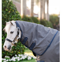 Capa Horseware Rhino Hexstop Plus Poney Turnout 0g Cinza / índigo / marinho Cinzento Capa Horseware Rhino Hexstop Plus Poney Turnout 0g Cinza / índigo / marinho Cinzento