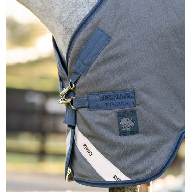 Capa Horseware Rhino Hexstop Plus Poney Turnout 0g Cinza / índigo / marinho Cinzento Capa Horseware Rhino Hexstop Plus Poney Turnout 0g Cinza / índigo / marinho Cinzento