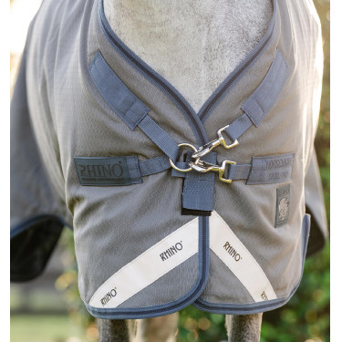 Capa Horseware Rhino Hexstop Plus Poney Turnout 0g Cinza / índigo / marinho Cinzento Capa Horseware Rhino Hexstop Plus Poney Turnout 0g Cinza / índigo / marinho Cinzento