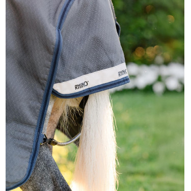 Capa Horseware Rhino Hexstop Plus Poney Turnout 0g Cinza / índigo / marinho Cinzento Capa Horseware Rhino Hexstop Plus Poney Turnout 0g Cinza / índigo / marinho Cinzento