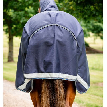 Capa Horseware Rambo Duo Ripstop Plus Turnout Bundle (100g + 100g + 200g) Marinho / tempestade / cinza prateado Azul-marinho