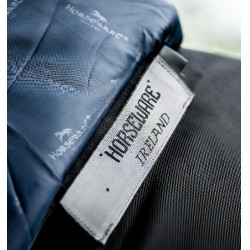 Capa Horseware Rambo 1680D Turnout Plus 100g Preto / tempestade / cinza prateado