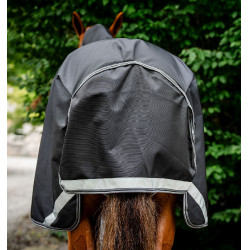 Capa Horseware Rambo 1680D Turnout Plus 100g Preto / tempestade / cinza prateado
