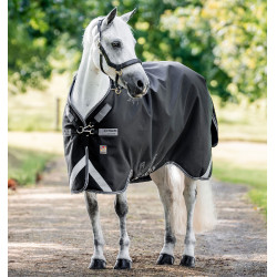 Cobertura Horseware Rambo 1680D Turnout 250g VL Preto / tempestade / cinza prateado Cobertura Horseware Rambo 1680D Turnout 250g VL Preto / tempestade / cinza prateado