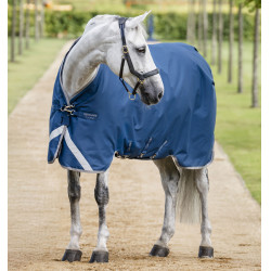 Capa Horseware Ionic Therapy Turnout 100g Bleu imperial / argent /Marine Azul