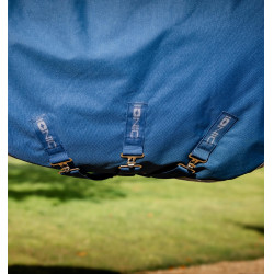 Capa Horseware Ionic Therapy Turnout 100g Bleu imperial / argent /Marine Azul