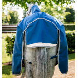 Capa Horseware Ionic Therapy Turnout 100g Bleu imperial / argent /Marine Azul