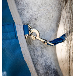 Capa Horseware Ionic Therapy Turnout 100g Bleu imperial / argent /Marine Azul