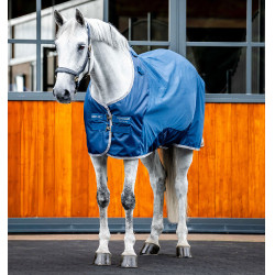 Capa Horseware Ionic Therapy Mesh Cooler Bleu imperial / argent /Marine Azul