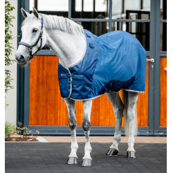 Capa Horseware Ionic Therapy Mesh Cooler Bleu imperial / argent /Marine Azul